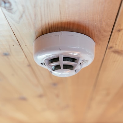 Decatur vivint connected fire alarm